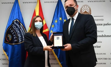Средба на министерот Спасовски со Рут Стјуарт, нерезидентен амбасадор на Австралија за РС Македонија 