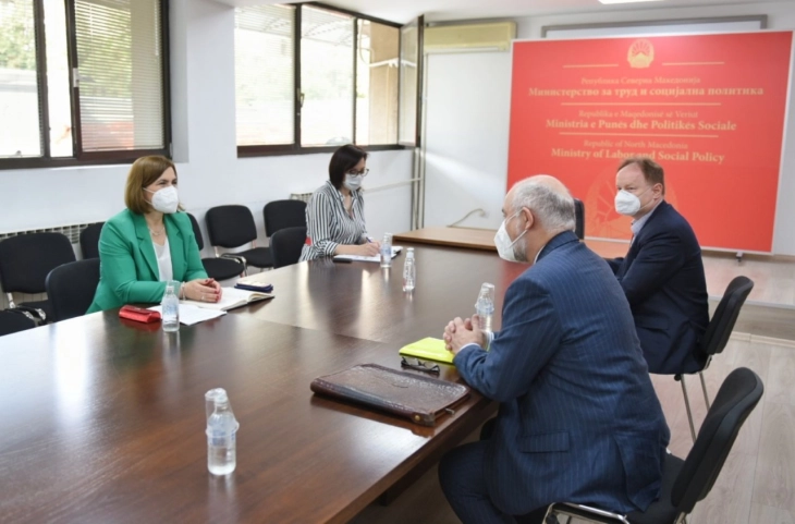 Шахпаска - Вуцас: Северна Македонија и Австрија продолжуваат со тесната соработка во делот на социјалните услуги и пазарот на трудот