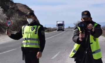 Санкционирани 67 возачи на автопатот Скопје - Велес