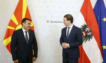 Курц: Северна Македонија сработи одлично на патот на евроинтеграциите