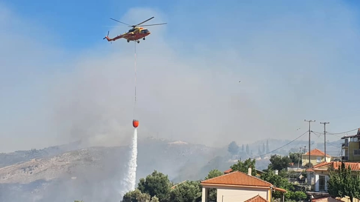 Подобрена ситуација со пожарот на грчкиот остров Кефалонија