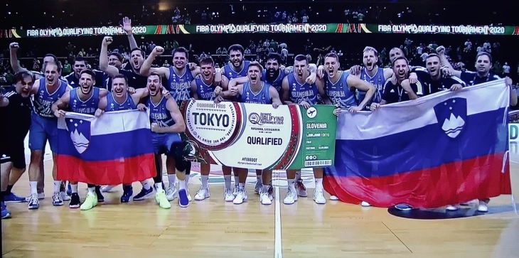 Словенија обезбеди историски настап на олимпискиот кошаркарски турнир