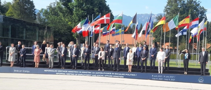 Шахпаска на Министерски состанок на ЕУ во Брдо кај Крањ: Северна Македонија е прва земја во регионот што ја разви Младинската гаранција