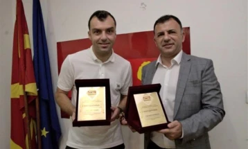 Ангеловски и Пандев на прием во Агенцијата за млади и спорт