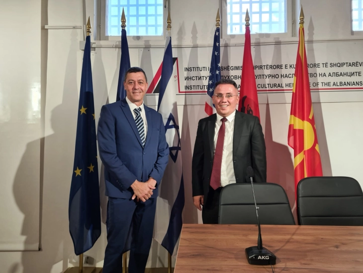 Израелскиот амбасадор Дан Оријан во посета на ИДКНА