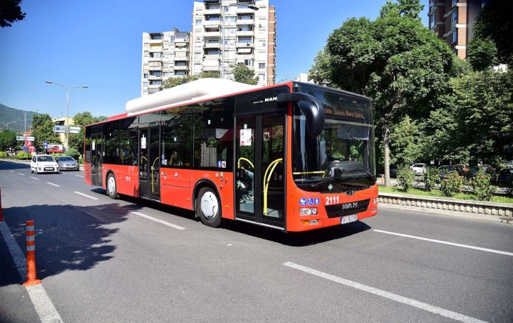 Дел од автобусите по изменет сообраќаен режим поради градежни активности