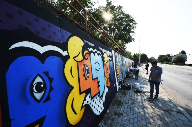 Скопје добива легални ѕидови за слободно користење од уличните уметници