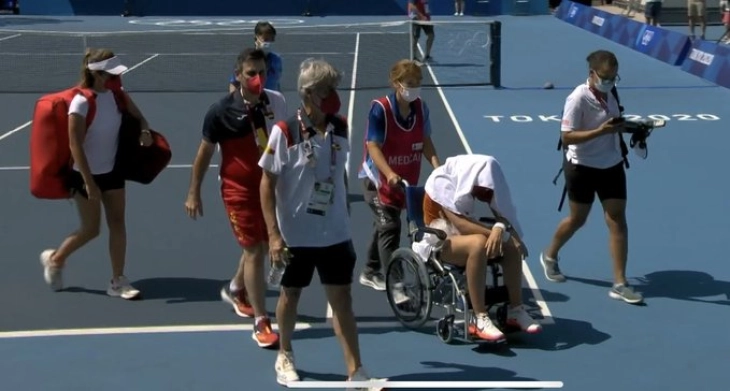Бадоса поради топлотен удар не го заврши четвртфиналето на Олимпијадата, од теренот изнесена во инвалидска количка