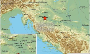 Умерен земјотрес регистриран во Хрватска