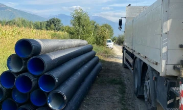 Почна изградбата на канализациона мрежа за Камењане, Општина Боговиње