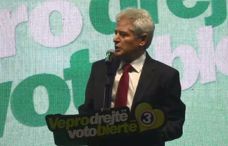 ДУИ ја затвори кампањата со митинг во Гостивар