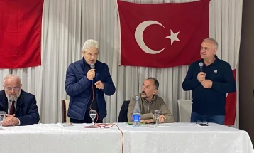 Ахмети ја бара поддршка за Бејта и од турската заедница во Гостивар