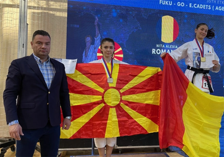 Два сребрени медала за македонските каратисти на ЕП во Белград