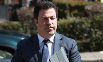 Албанскиот министер за одбрана Нико Пелеши во официјална посета на Северна Македонија   
