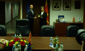 Средба на претседателката на Врховниот суд, Адеми со претседателот на  ЕСЧП, Спано