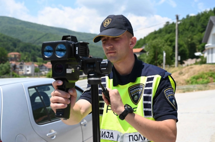Во Скопје 148 санкционирани возачи, 33 за брзо возење