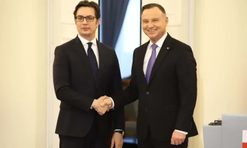 Претседателот на Полска утре пристигнува во дводневна посета на земјавга