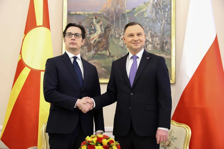 Полскиот претседател Анджеј Дуда во официјална посета на Северна Македонија