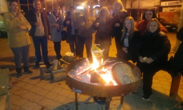 Блеснаа василичарските огнови во Кичево и дел од селата