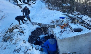 Саниран дефектот на тетовскиот водовод