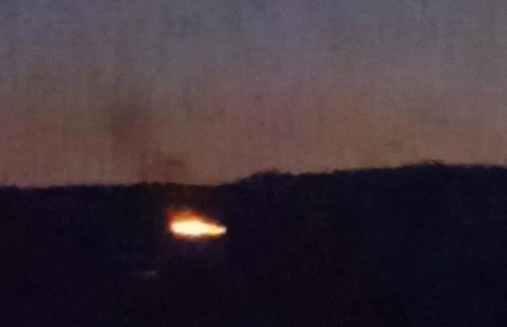 Пожар во атарот на каменичкото село Цера