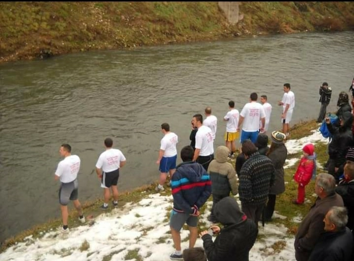 За Водици крст ќе се положува во реката Треска, Македонски Брод