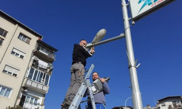 Нови ЛЕД-светилки на поголемиот број улици во Кичево