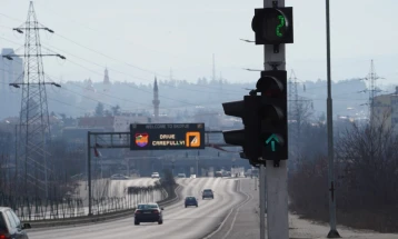 Поставени бројчаници на семафори на булеварот „Христијан Тодоровски Карпош“ во Скопје