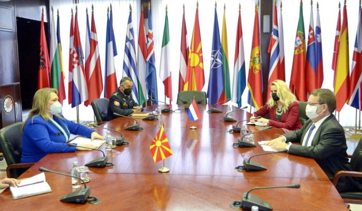 Петровска - Коп: Одбранбената соработка со Холандија е исклучително важна