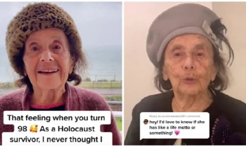 Речиси стогодишничка, преживеана од холокаустот, стана хит на Тик-ток