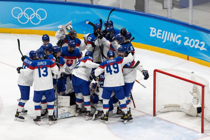 ЗОИ: Словачка по втор пат во историјата избори полуфинале во хокеј