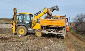 Исчистени две диви депонии во Општина Илинден