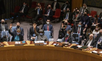 Русија стави вето, Кина воздржана, за Резолуцијата на СБ на ОН за инвазијата врз Украина