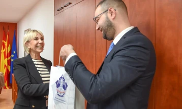 Хрватската амбасадорка Тигањ во работна посета на Валандово