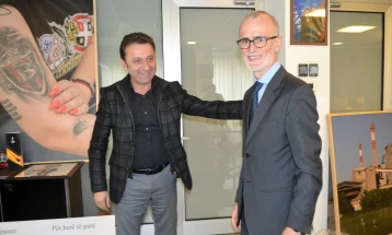Италијанскиот амбасадор Силвестри во посета на ФФМ