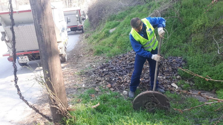 Пролетна акција на ЈП „Водовод и канализација“ - Скопје во Општина Кисела Вода