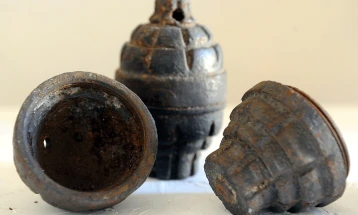 Во тетовско Одри пронајдена рачна бомба од Втората светска војна
