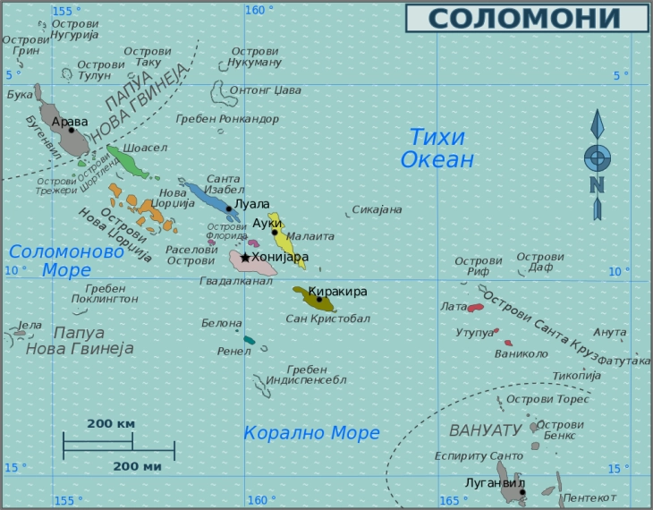 Контроверзен безбедносен пакт меѓу Кина и Соломонски Острови