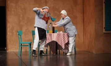 По две и пол години комедијата „Слуга на двајца господари“ повторно на сцената на Велешкиот театар 