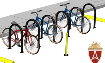 Здолжителни паркинзи за велосипеди во рамки на градежните парцели во Општина Аеродром