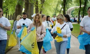 Арсовска - Тигањ во еколошка акција: Градот Скопје со иницијатива за почиста животна средина