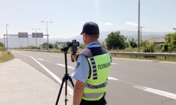Сто и шест санкции за брзо возење на автопатот Куманово-Скопје-Велес