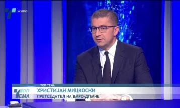 Погрешен чекор е да речеме доста е со ЕУ, смета Мицкоски