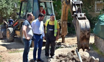 Во штипската населба Македонка се асфалтира улица