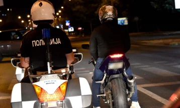 Санкционирани 34 мотоциклисти во Скопје