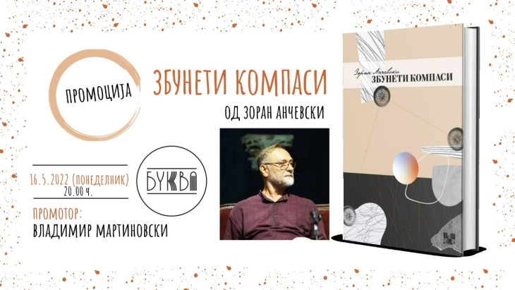 Промоцијата на стихозбирката „Збунети компаси“ од Зоран Анчевски