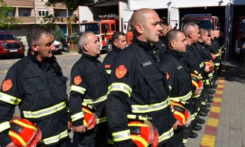 Струмичките пожарникари со комплет нови одела за лична заштита го одбележаа Денот на пожарникарството