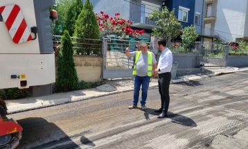 Почна санирањето на улица во штипската населба Пребег