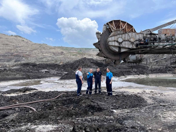 Нормализирана работата на системите за ископ на јаглен и јаловина во рудниците на РЕК Битола