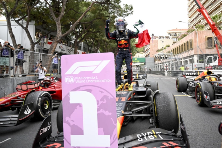 Серхио Перез победи на трката за Големата награда на Монако